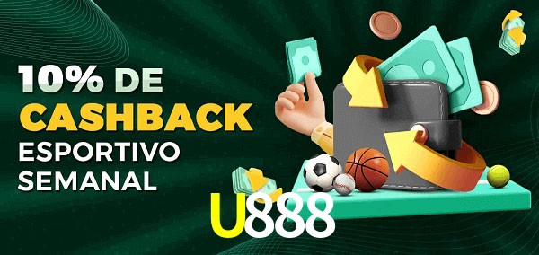 10% de bônus de cashback na U888